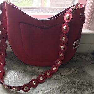 Henri Bendel Red Hobo Bag